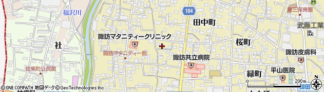 長野県諏訪郡下諏訪町132-17周辺の地図