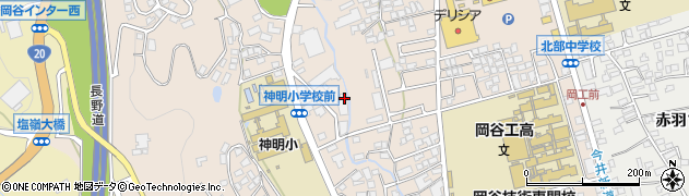 長野県岡谷市神明町周辺の地図
