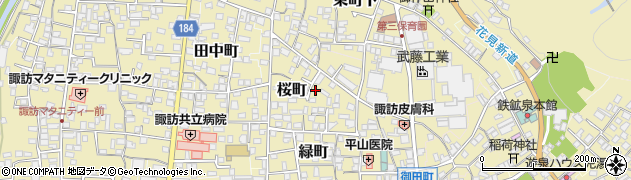 長野県諏訪郡下諏訪町353-13周辺の地図