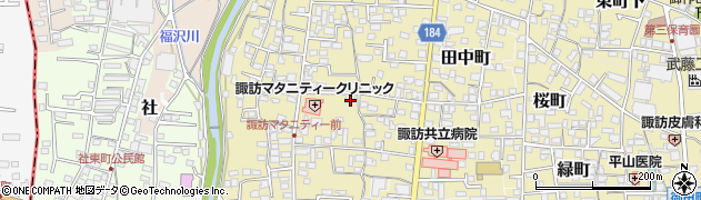 長野県諏訪郡下諏訪町110周辺の地図