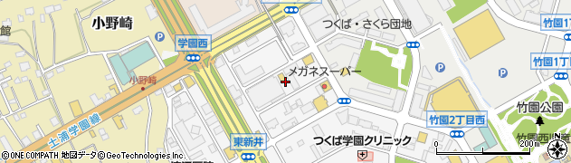 茨城県つくば市東新井17周辺の地図