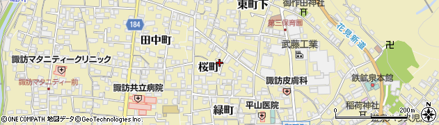 長野県諏訪郡下諏訪町353周辺の地図