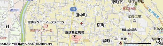 長野県諏訪郡下諏訪町田中町442周辺の地図