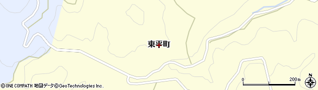 福井県福井市東平町周辺の地図