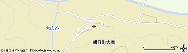 岐阜県高山市朝日町大廣498周辺の地図