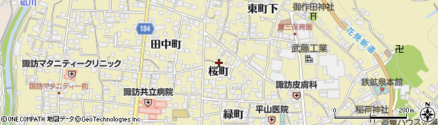 長野県諏訪郡下諏訪町356-10周辺の地図