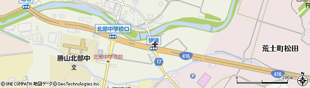 福井県勝山市荒土町伊波11周辺の地図