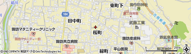 長野県諏訪郡下諏訪町358周辺の地図