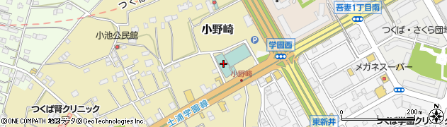 茨城県つくば市小野崎79周辺の地図