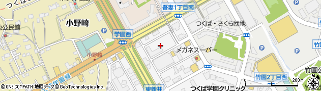 茨城県つくば市東新井16周辺の地図
