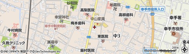 武蔵野銀行幸手支店 ＡＴＭ周辺の地図