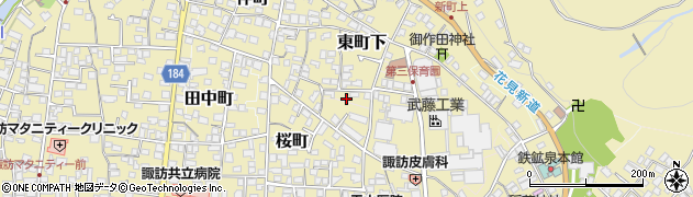 長野県諏訪郡下諏訪町378周辺の地図