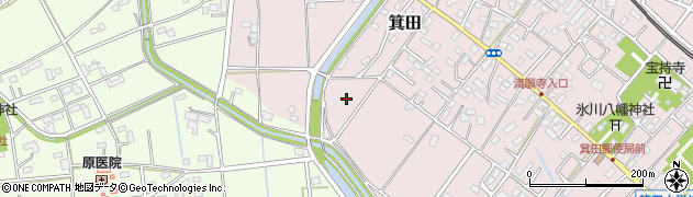 埼玉県鴻巣市箕田163周辺の地図