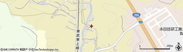 埼玉県比企郡小川町靭負850周辺の地図