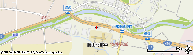 福井県勝山市荒土町伊波27周辺の地図