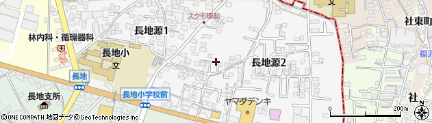 長野県岡谷市長地源周辺の地図