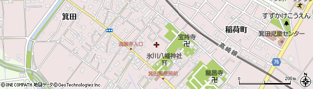 埼玉県鴻巣市箕田1350周辺の地図