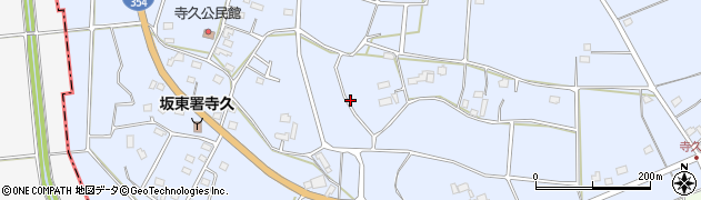 茨城県坂東市寺久周辺の地図