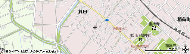 埼玉県鴻巣市箕田230周辺の地図