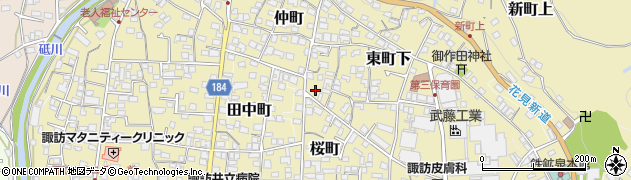 長野県諏訪郡下諏訪町364-1周辺の地図