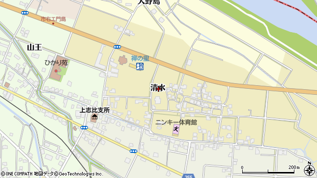 〒910-1312 福井県吉田郡永平寺町清水の地図