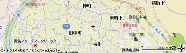 長野県諏訪郡下諏訪町364周辺の地図