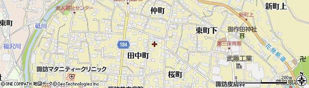 長野県諏訪郡下諏訪町428-1周辺の地図