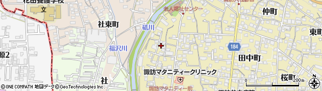 長野県諏訪郡下諏訪町72周辺の地図