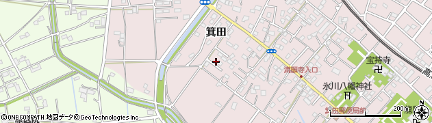 埼玉県鴻巣市箕田209周辺の地図