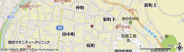 長野県諏訪郡下諏訪町367周辺の地図