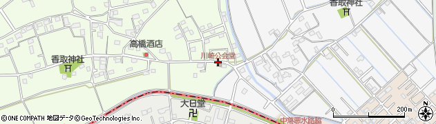 川崎公会堂周辺の地図
