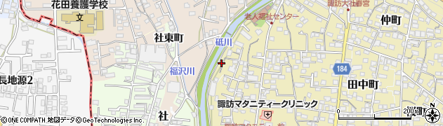 長野県諏訪郡下諏訪町58周辺の地図