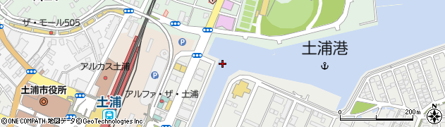 霞ケ浦周辺の地図