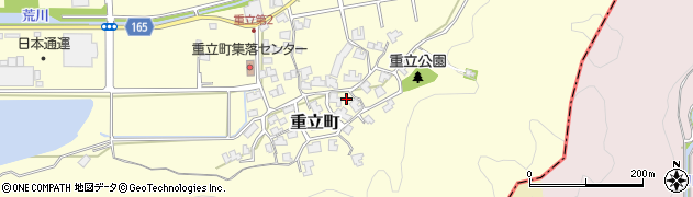 福井県福井市重立町周辺の地図