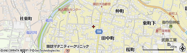 長野県諏訪郡下諏訪町205周辺の地図