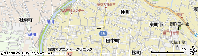 長野県諏訪郡下諏訪町206周辺の地図