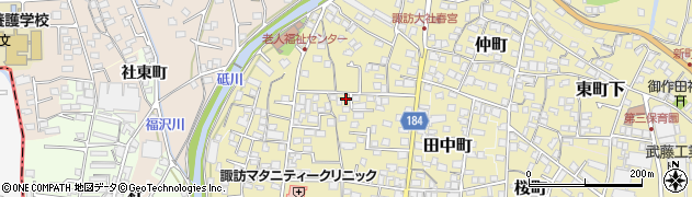 長野県諏訪郡下諏訪町127周辺の地図