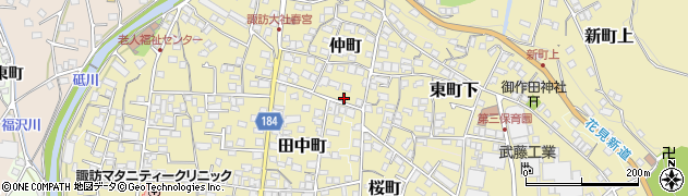 長野県諏訪郡下諏訪町402周辺の地図