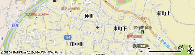 長野県諏訪郡下諏訪町399周辺の地図