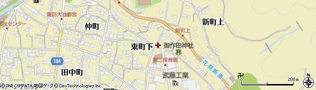 長野県諏訪郡下諏訪町3909周辺の地図