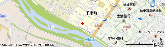 株式会社大西熱学　土浦営業所周辺の地図