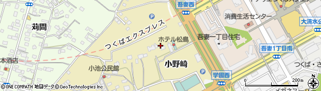 茨城県つくば市小野崎36周辺の地図