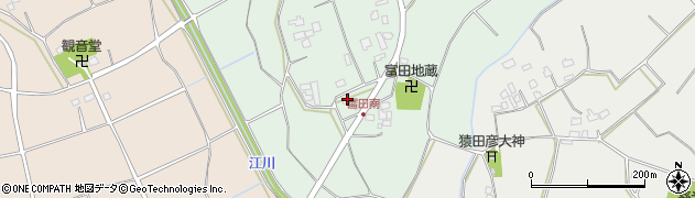 茨城県坂東市冨田619周辺の地図
