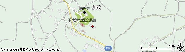 茨城県警察本部　土浦警察署・下大津駐在所周辺の地図