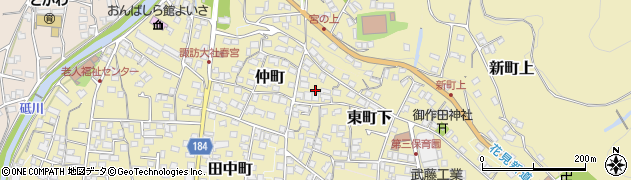 長野県諏訪郡下諏訪町東町下511周辺の地図