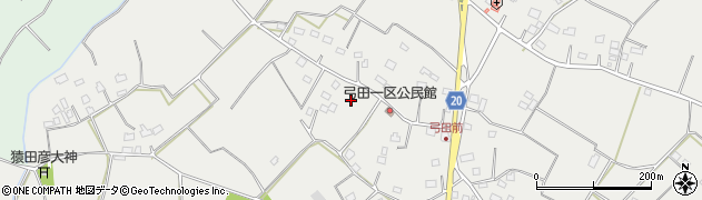 茨城県坂東市弓田492周辺の地図