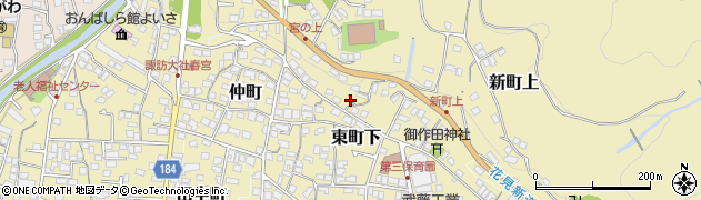 長野県諏訪郡下諏訪町517-1周辺の地図