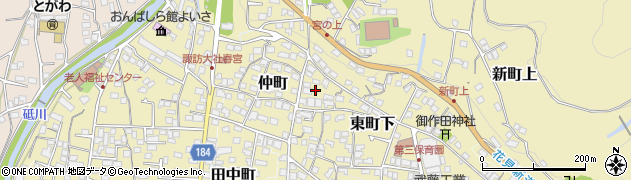 長野県諏訪郡下諏訪町509周辺の地図