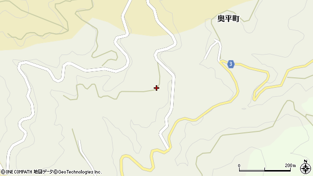 〒910-3268 福井県福井市奥平町の地図