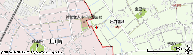 埼玉県幸手市中川崎164周辺の地図